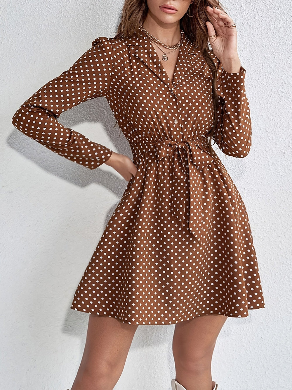 Maribel Polka Dot Dress