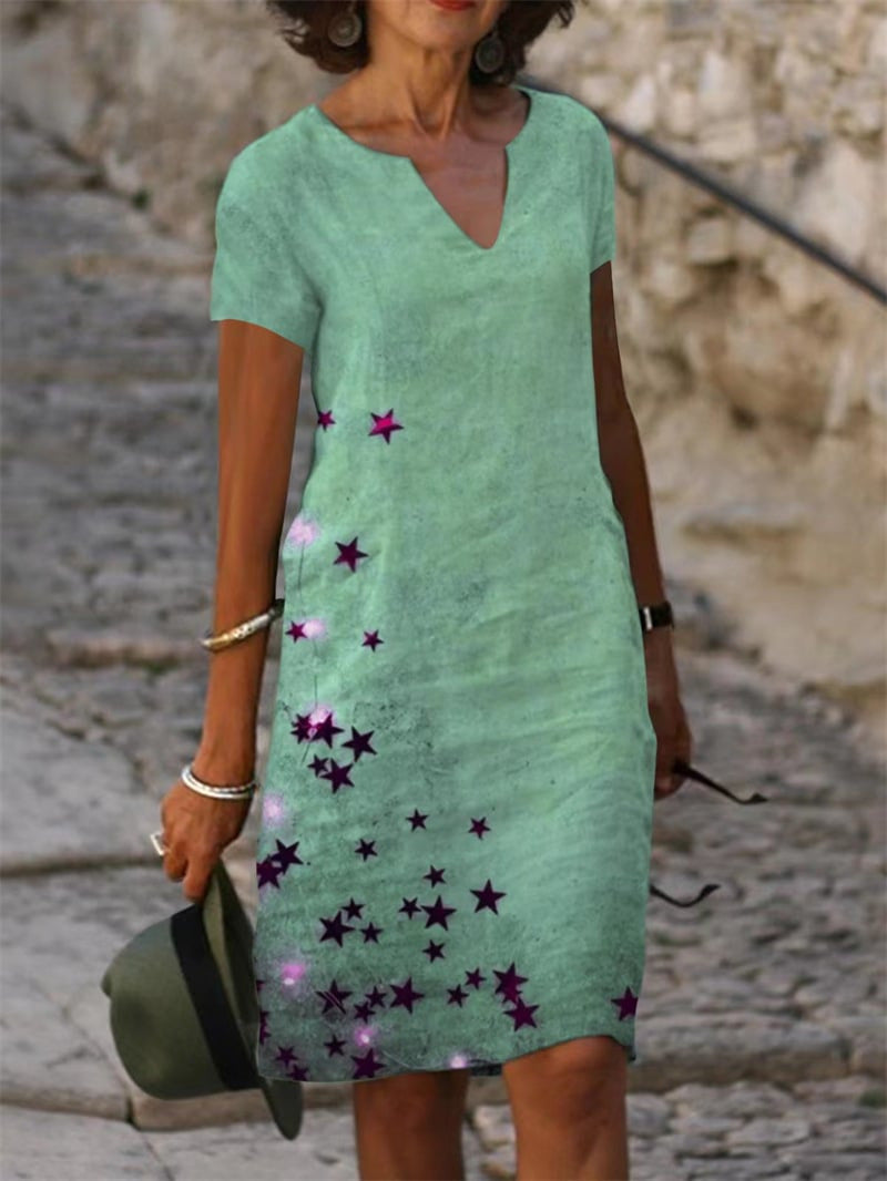 Josette Mini V-Neck Dress