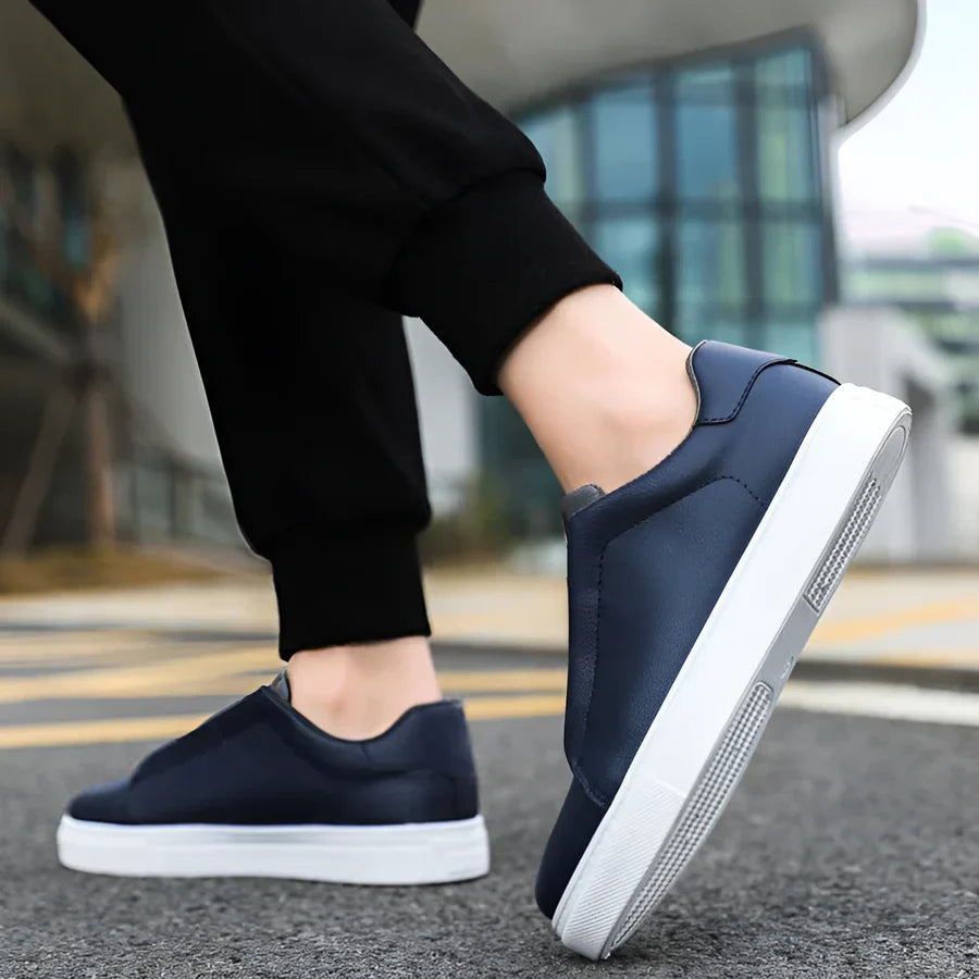 Eliano Low Top Faux Leather Smart Casual Dress Shoes