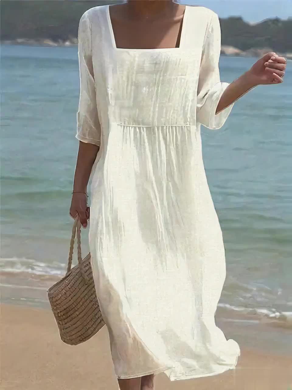Sorelle Casual Linen Dress