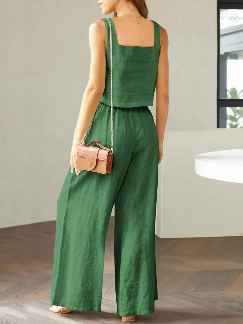 Scarlett Square Neck Top & Pants Set