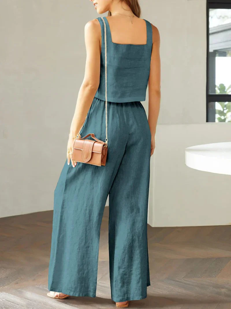 Scarlett Square Neck Top & Pants Set