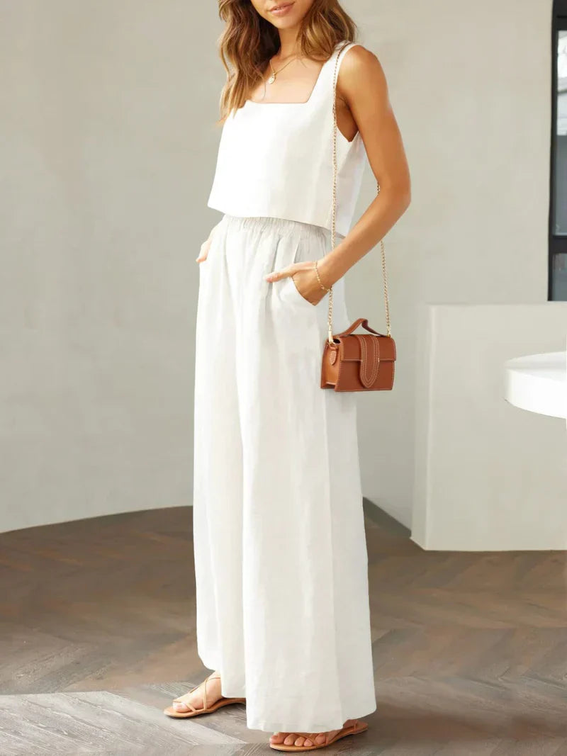Scarlett Square Neck Top & Pants Set
