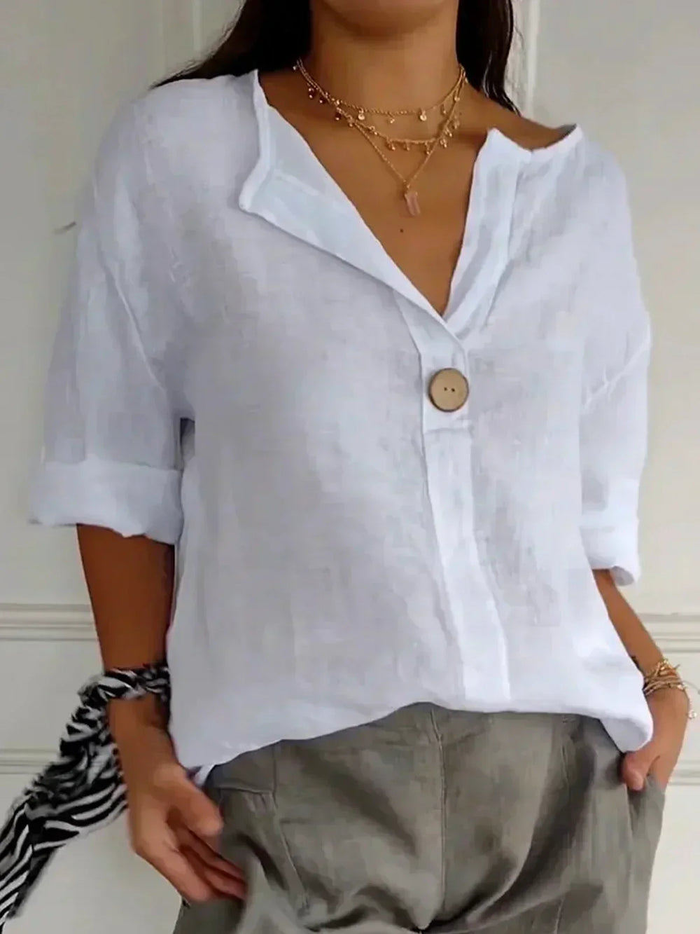 Oriana Timeless Neckline Top