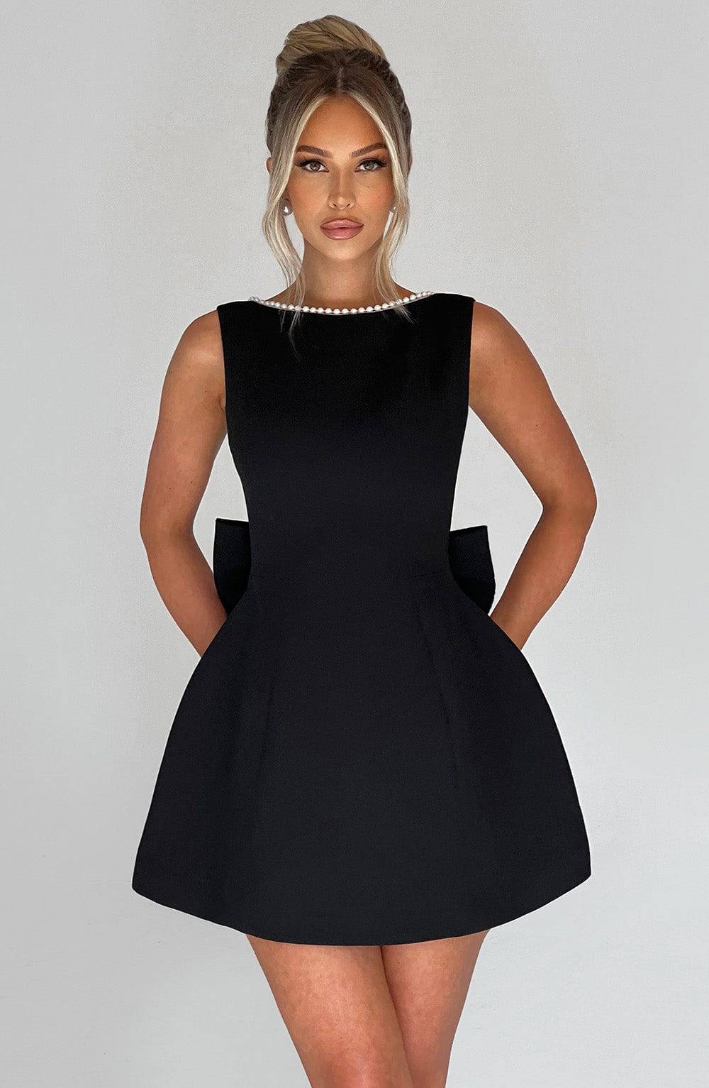 Gliona Pearl-Detail Dress