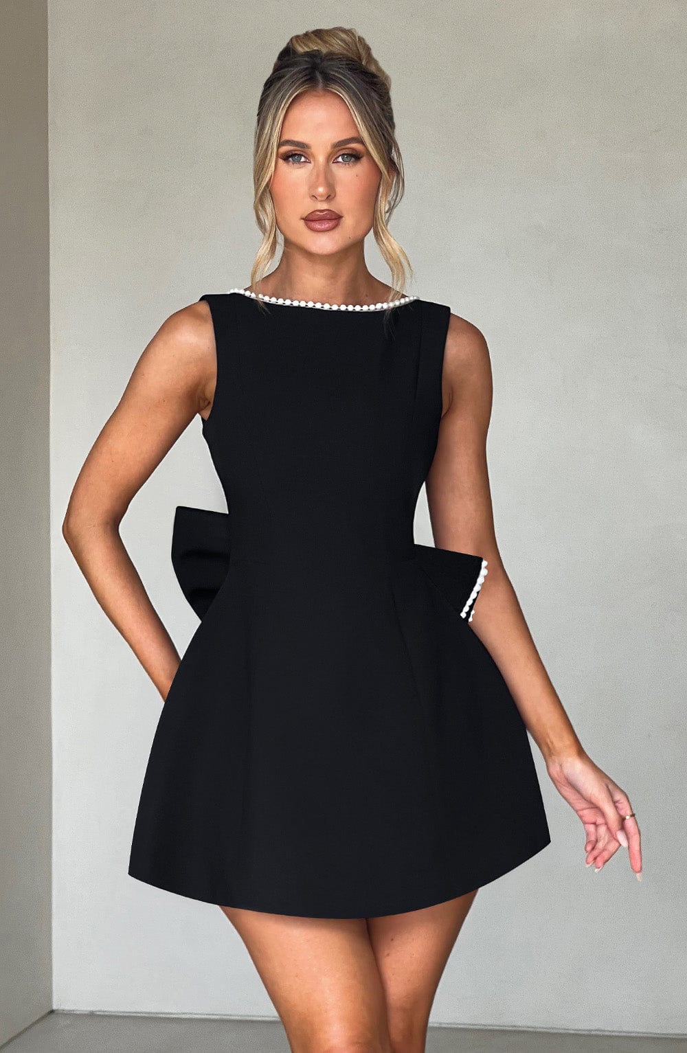 Gliona Pearl-Detail Dress