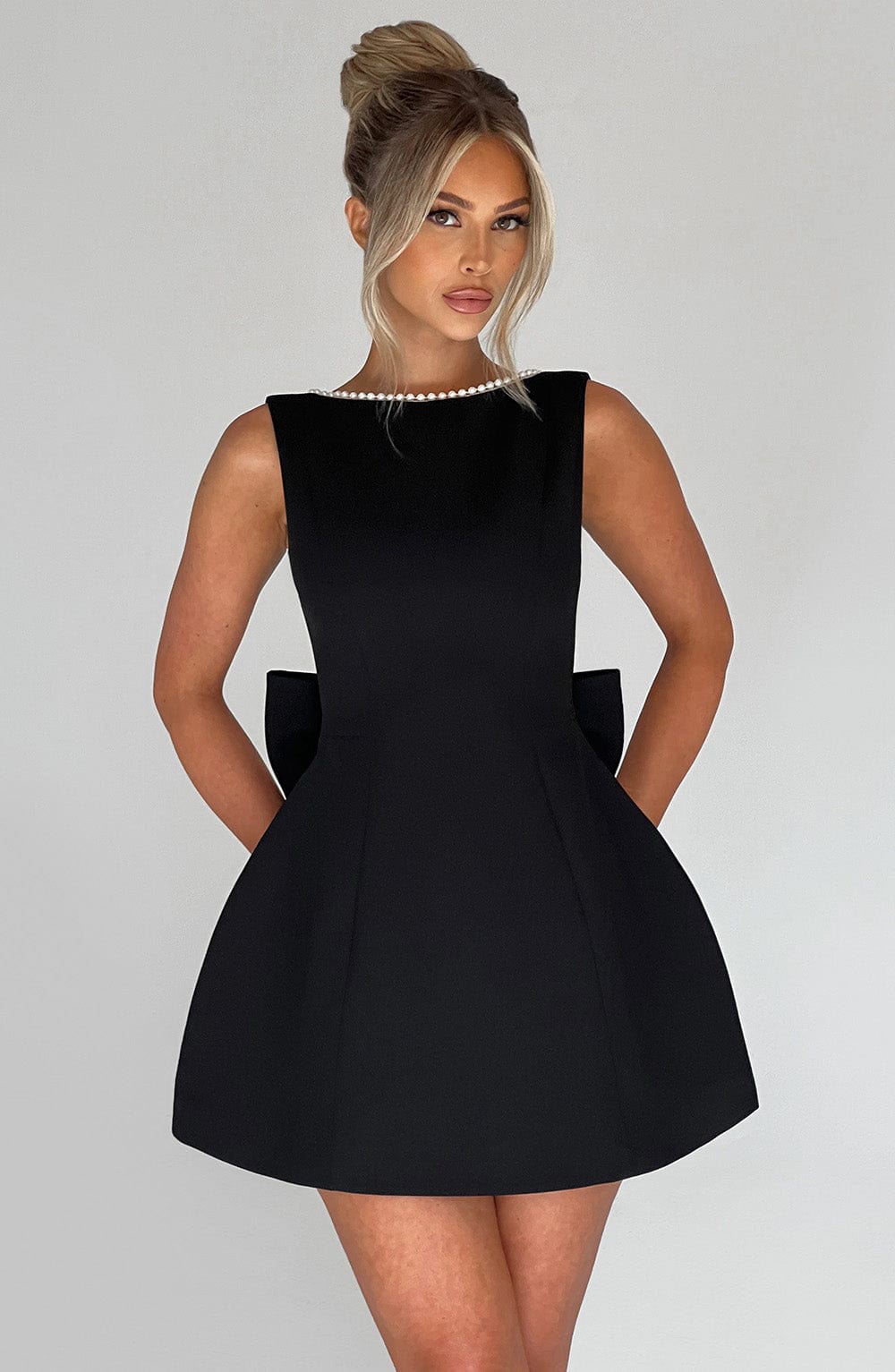Gliona Pearl-Detail Dress