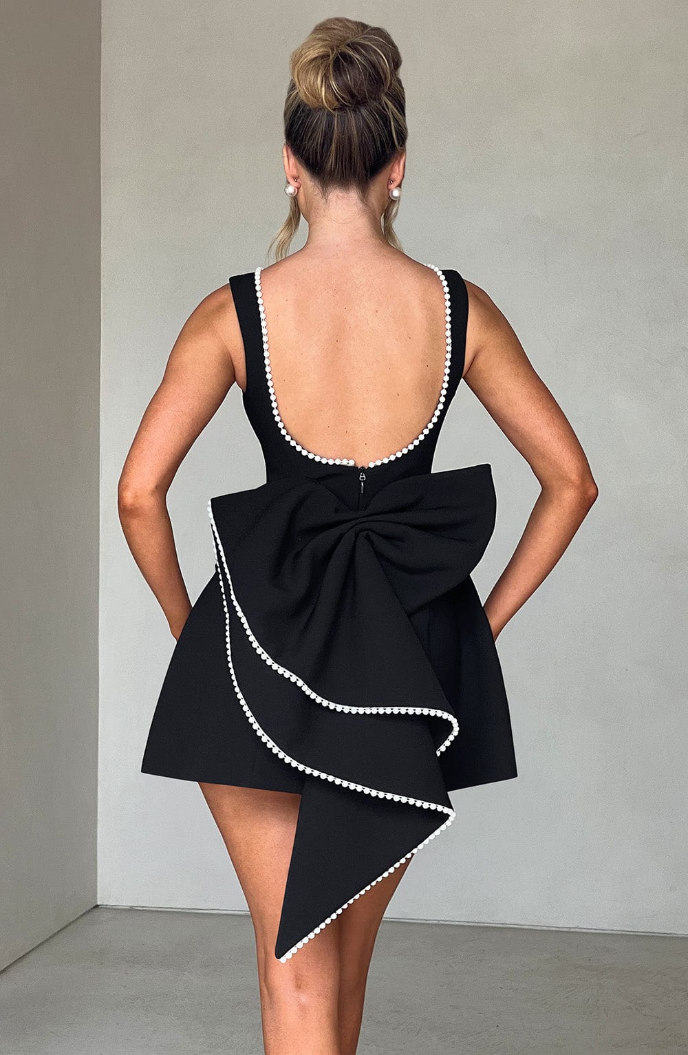 Gliona Pearl-Detail Dress