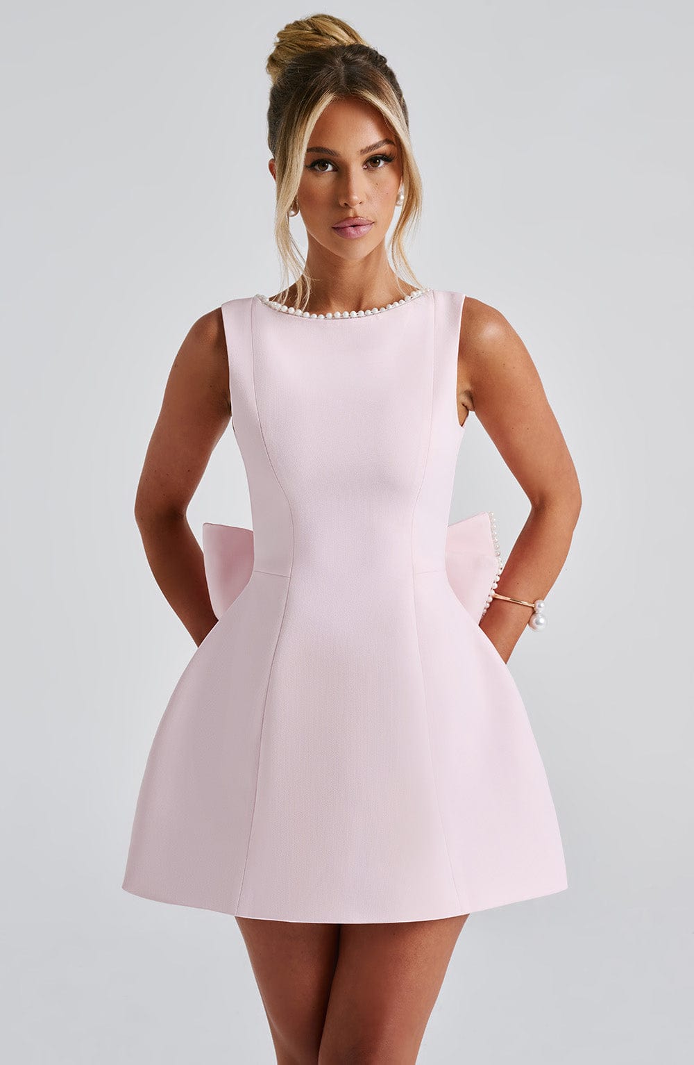 Gliona Pearl-Detail Dress
