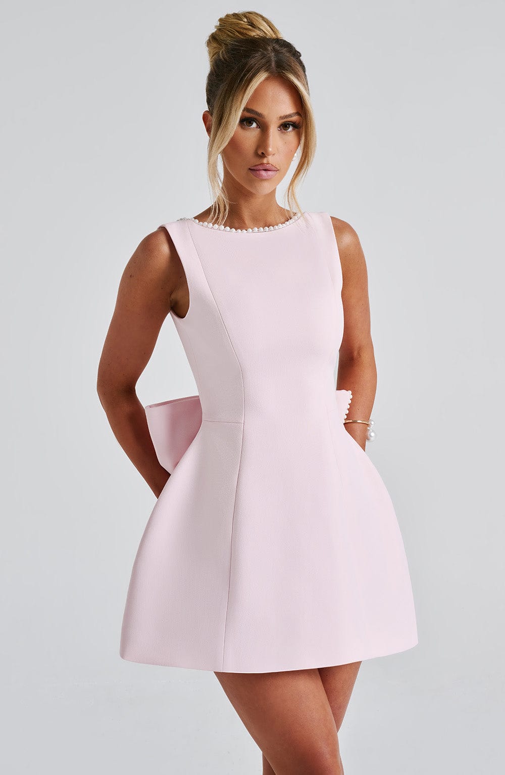 Gliona Pearl-Detail Dress