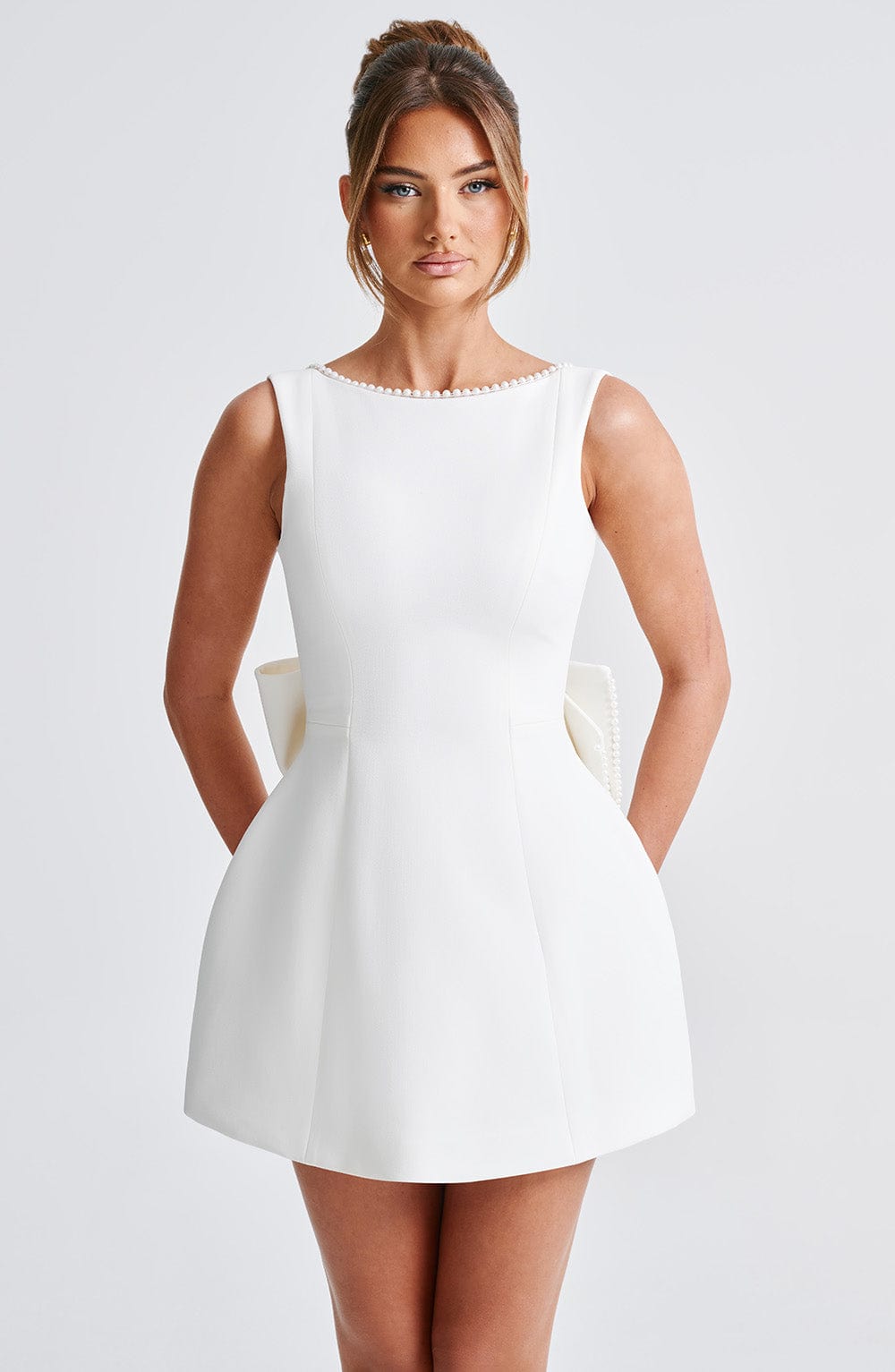 Gliona Pearl-Detail Dress
