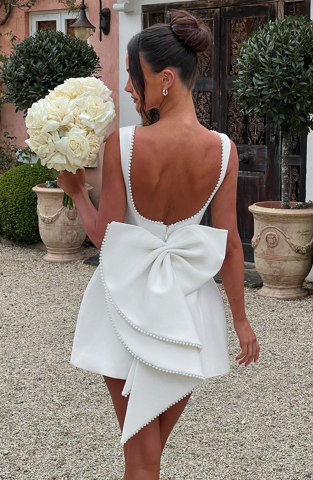 Gliona Pearl-Detail Dress