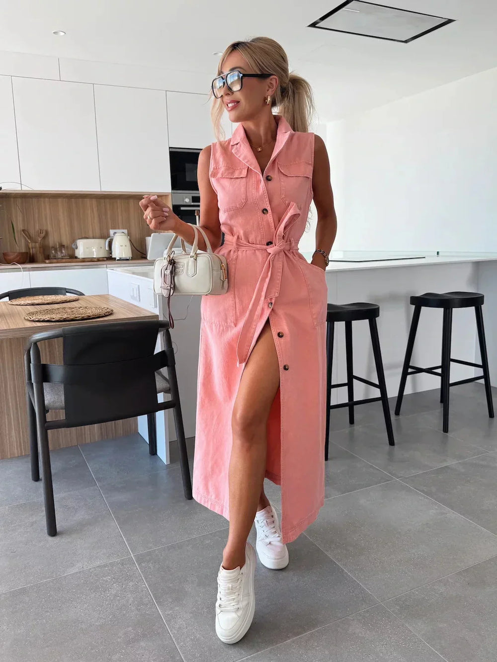 Naya Casual Denim Dress