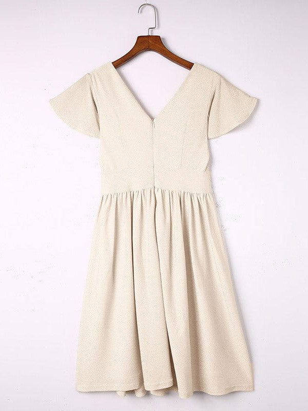Elegantes V-Neck Dress