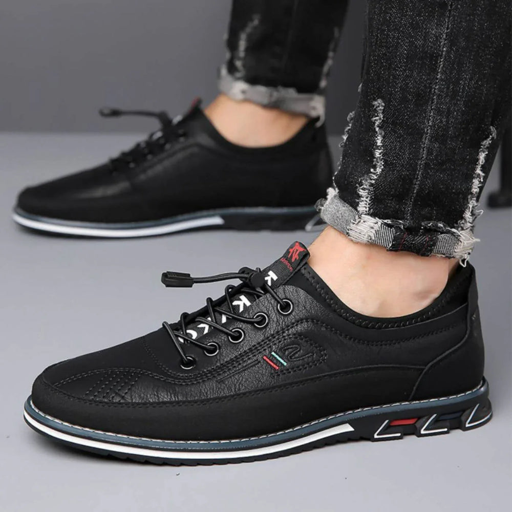 Stefan Orthopedic Flexible Rubber Sole Walking Shoes