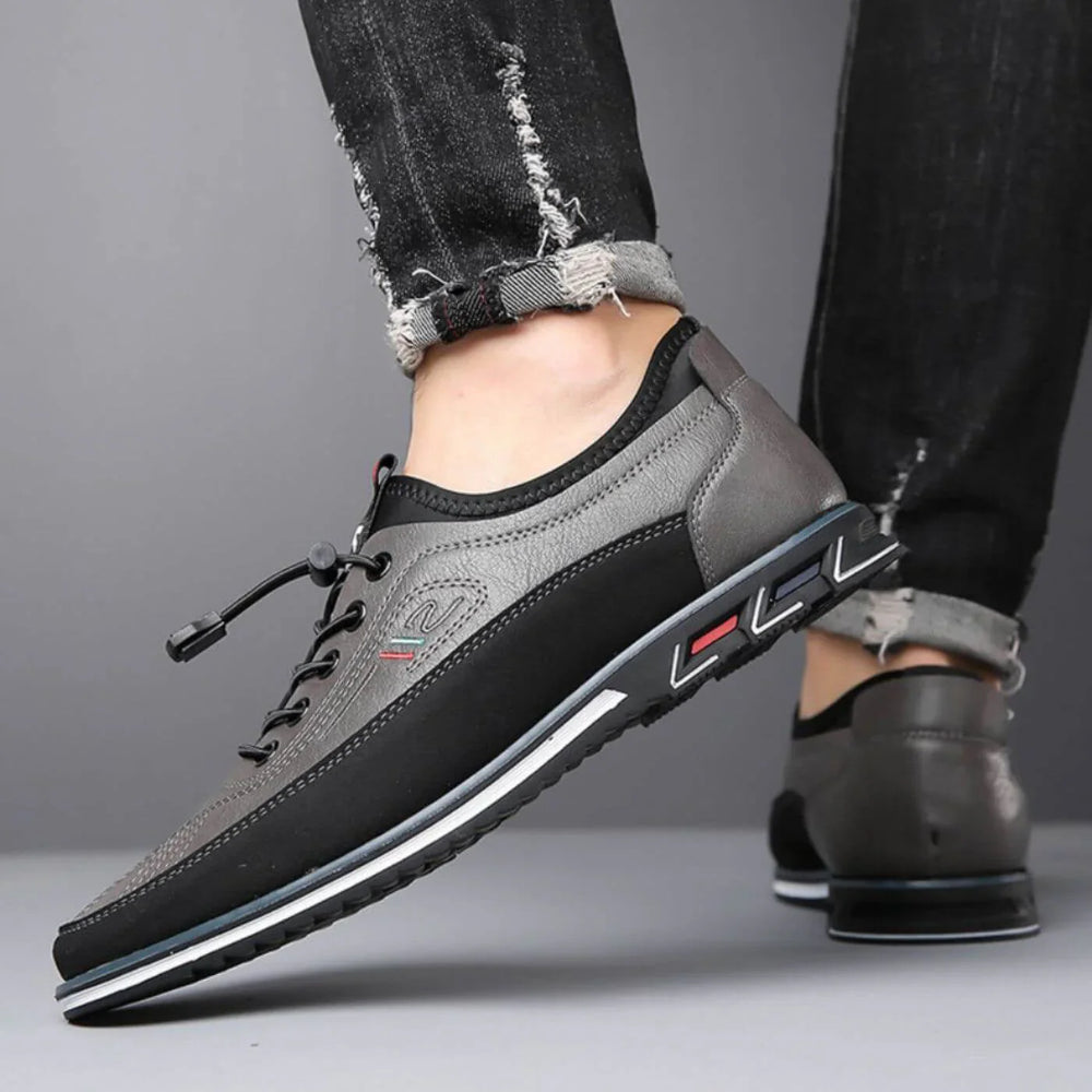Stefan Orthopedic Flexible Rubber Sole Walking Shoes