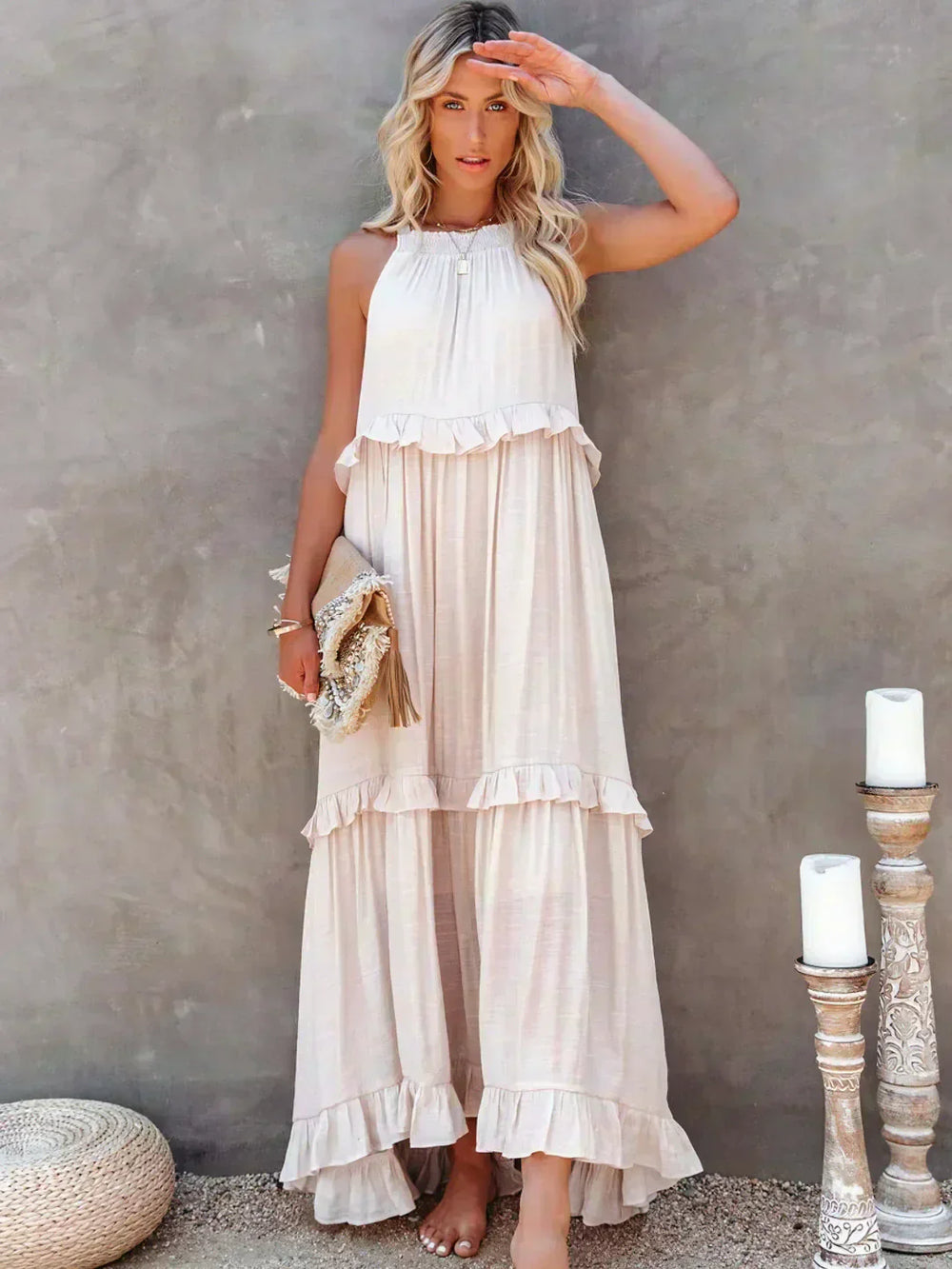 Sarah Maxi Dress Halter