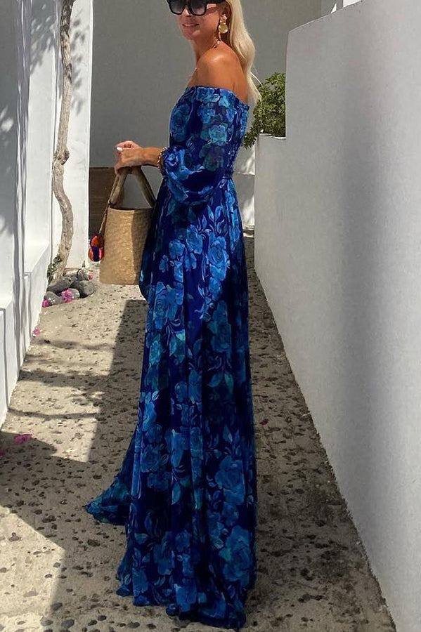 Francesca Off-Shoulder Floral Maxi Dress