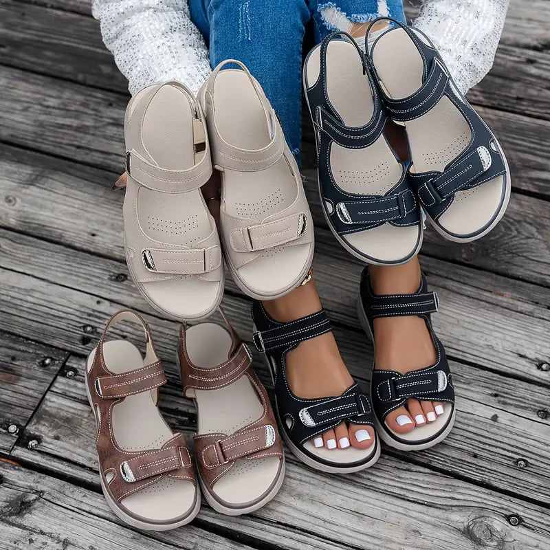 Alia Comfort Wedge Sandals with Ankle Strap
