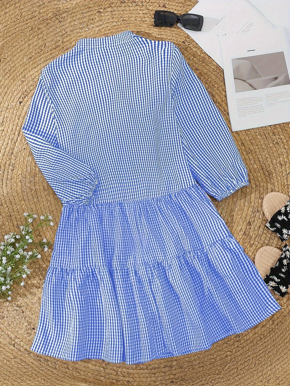 Rose Striped Dress