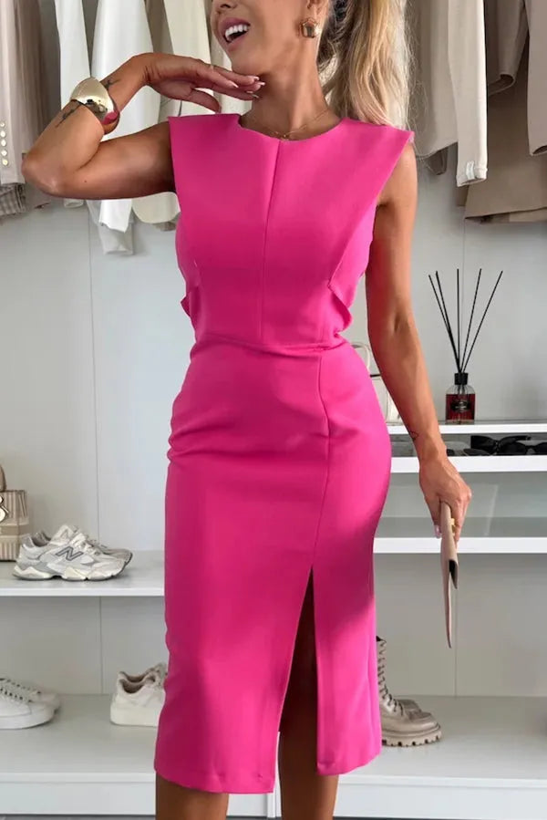 Shayne Sleeveless Midi Dress