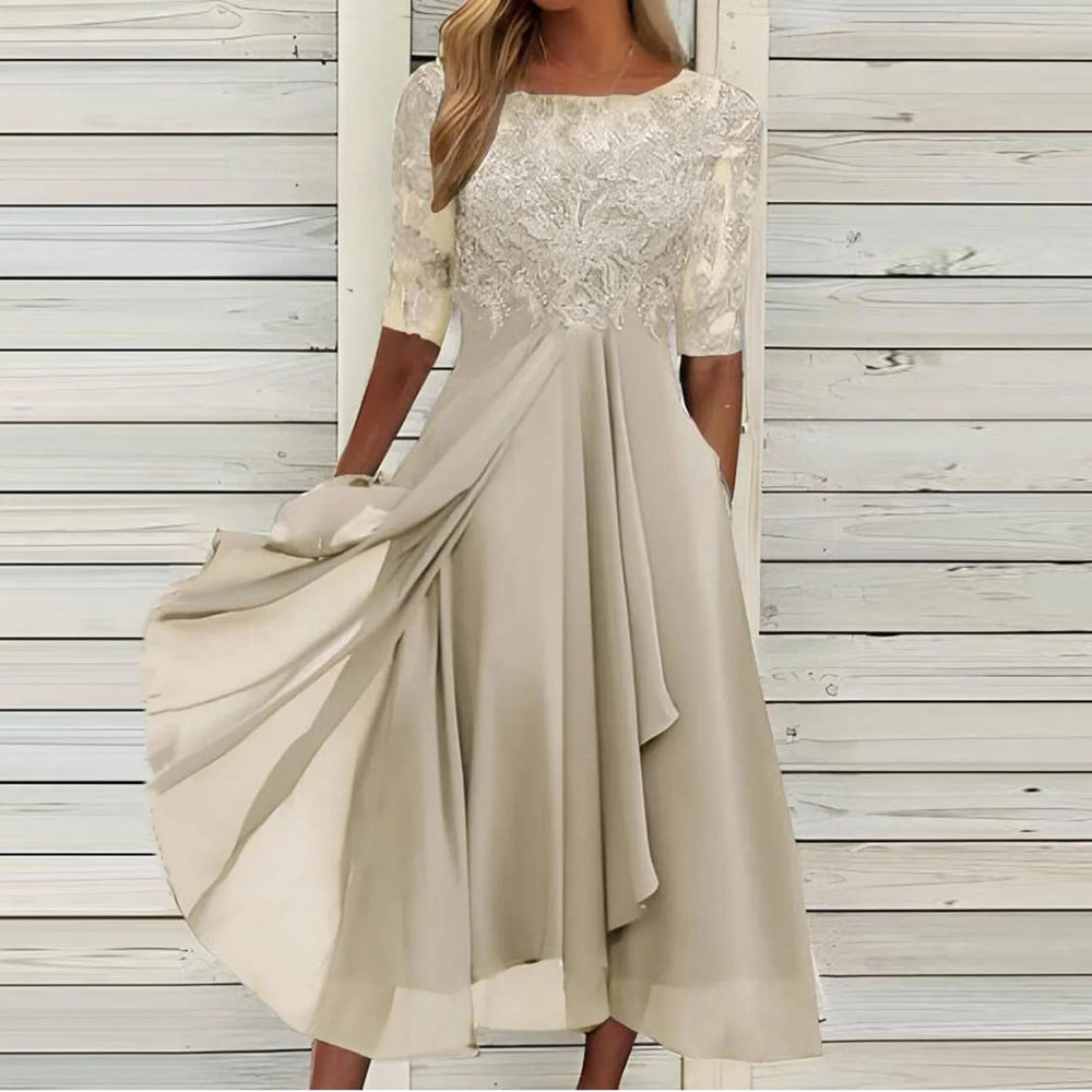 Victoria Lace Flowing Skirt Dress