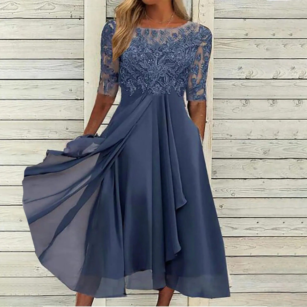 Victoria Lace Flowing Skirt Dress