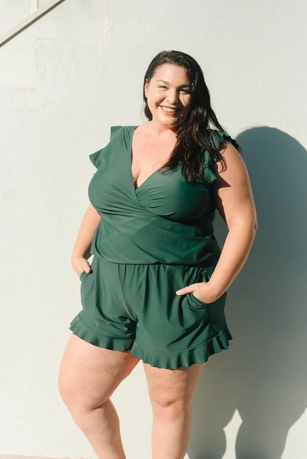 Ayah Chic Coordinated Swimsuit Set