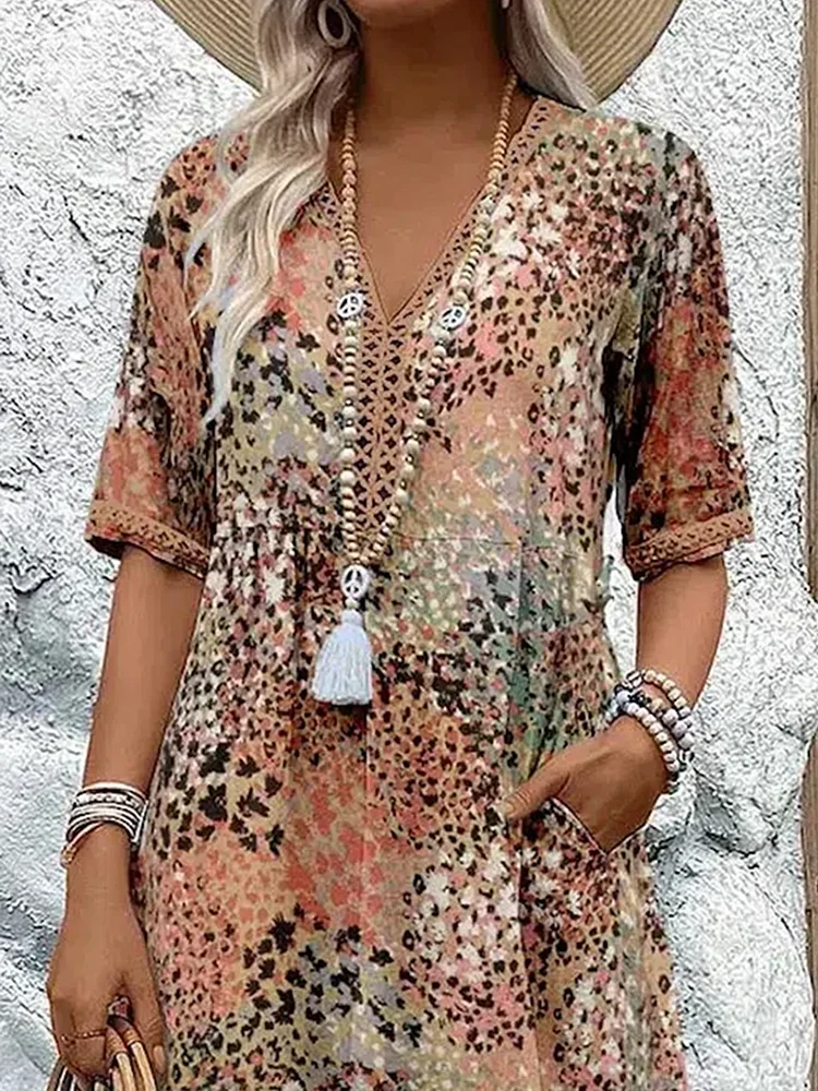 Camille Vibrant Midi Dress