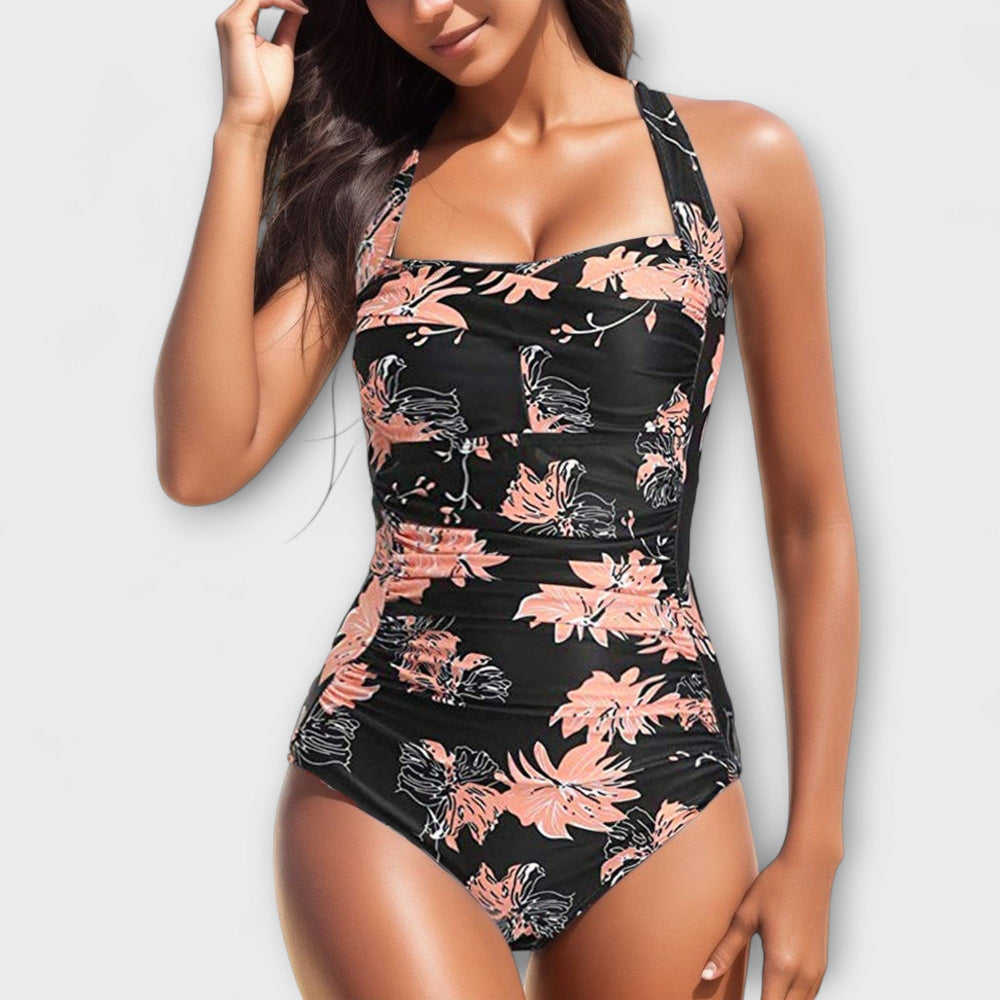 Lina Flattering One-Piece Designer Swimsuit for Women