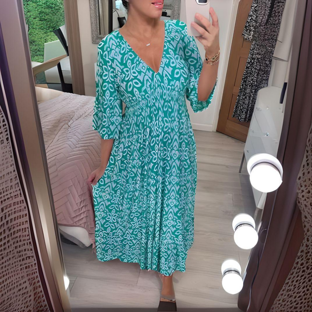 Benthe Printed Viscose Boho Dress
