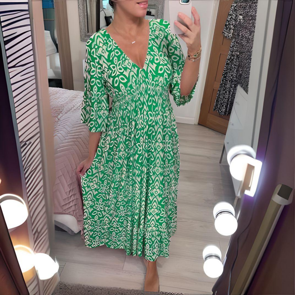 Benthe Printed Viscose Boho Dress