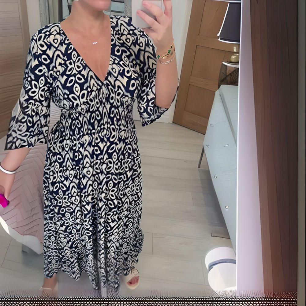 Benthe Printed Viscose Boho Dress