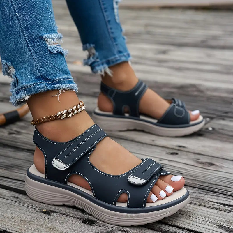 Alia Comfort Wedge Sandals with Ankle Strap