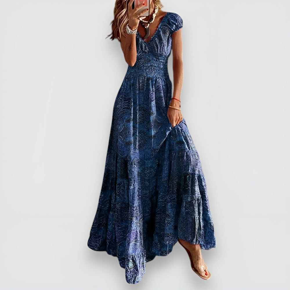 Rosy Maxi Dress