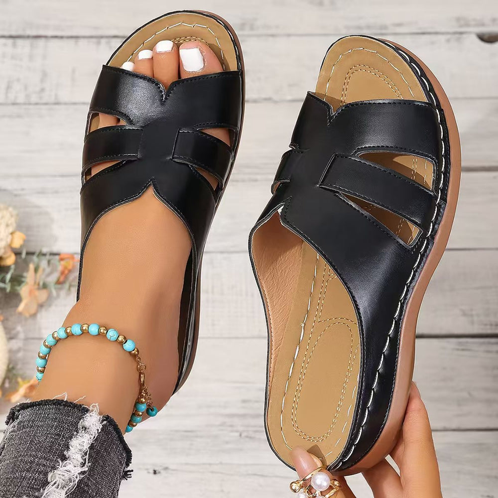 Rebecka Comfort Strappy Open-Toe Adjustable-Strap Sandals