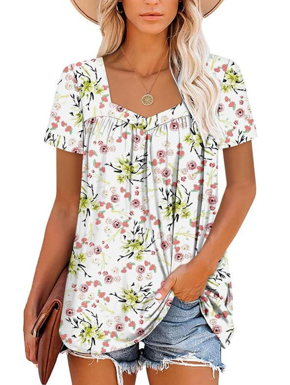 Soreya Airy Garden Print Top