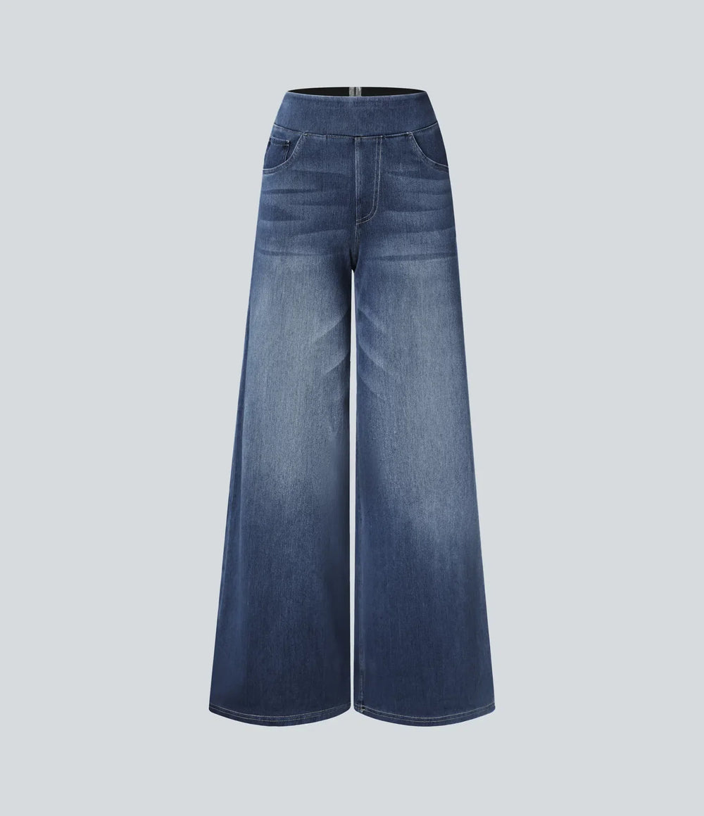 Eva Elastische Pants With Hoher Taille