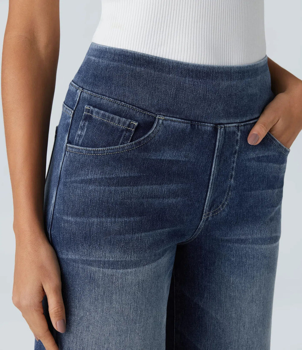 Eva Elastische Pants With Hoher Taille
