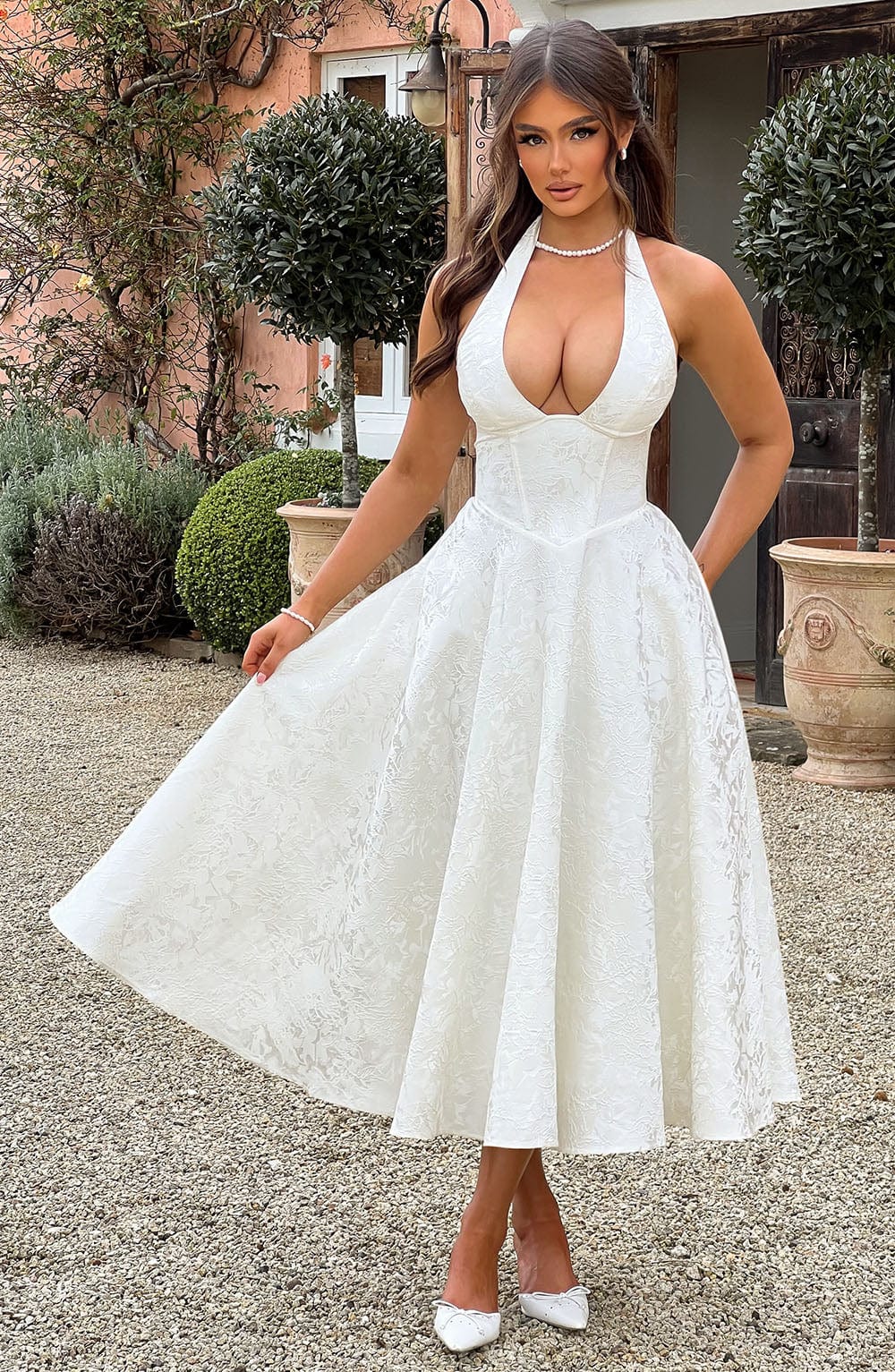 Catalina Romantic Midi Dress