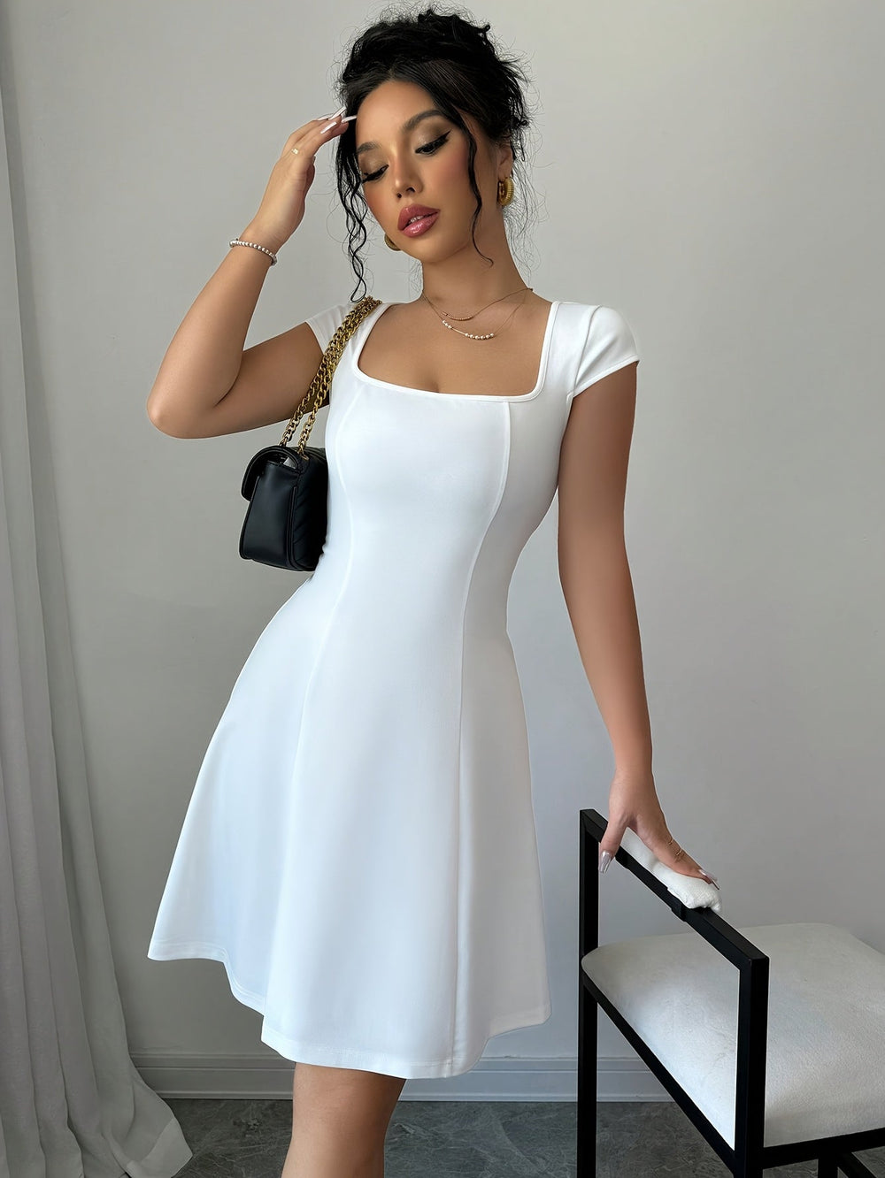Luna Elan Fitted Mini Dress