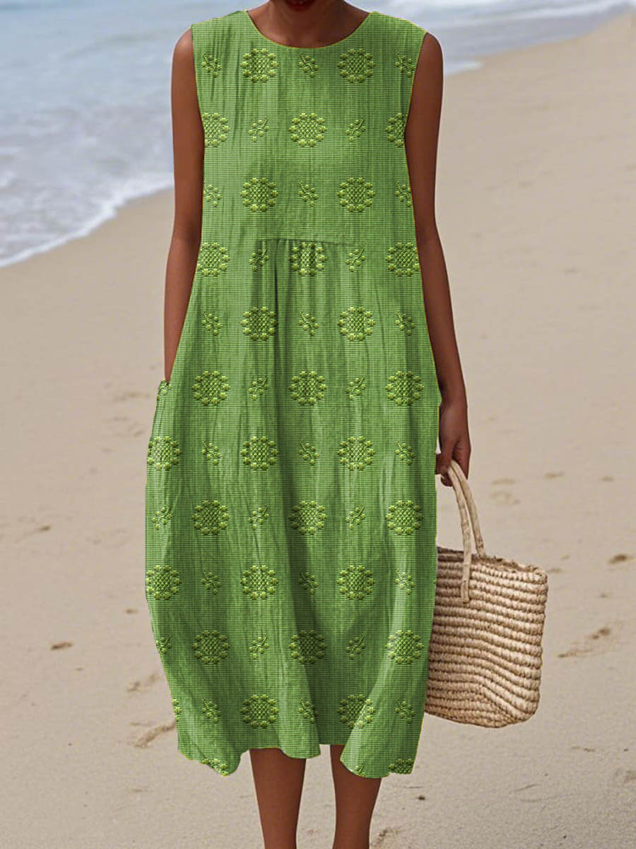 VanDeZaar Sleeveless Pocket Dress