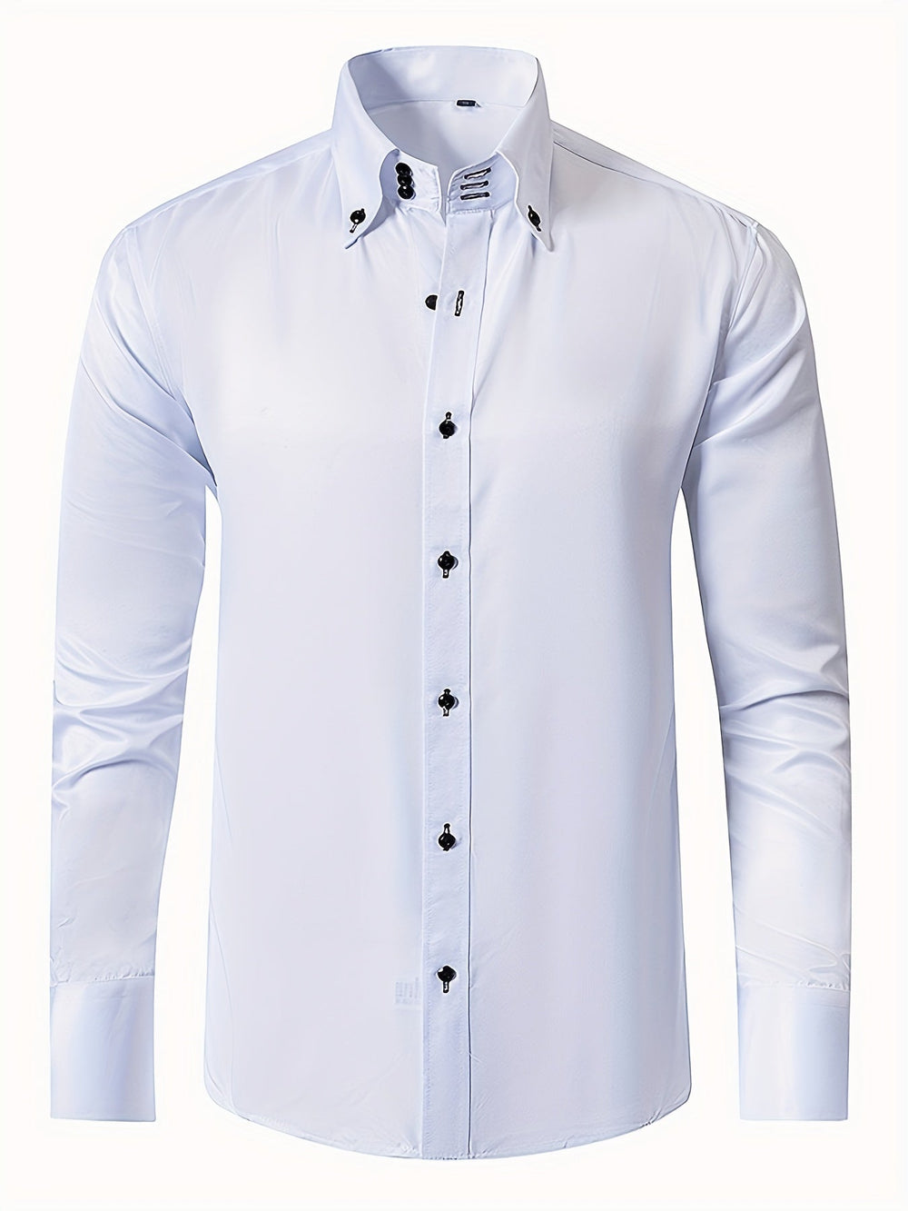 Liam Solid Long-Sleeve Shirt