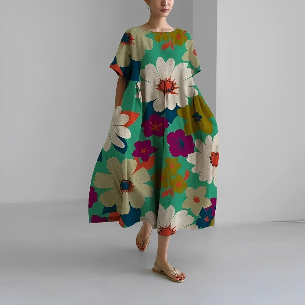 Celestine Boho Floral Dress for Romantic Style