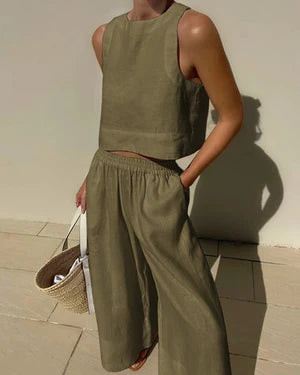 Anvika Minimalist Summer Two-Piece Set