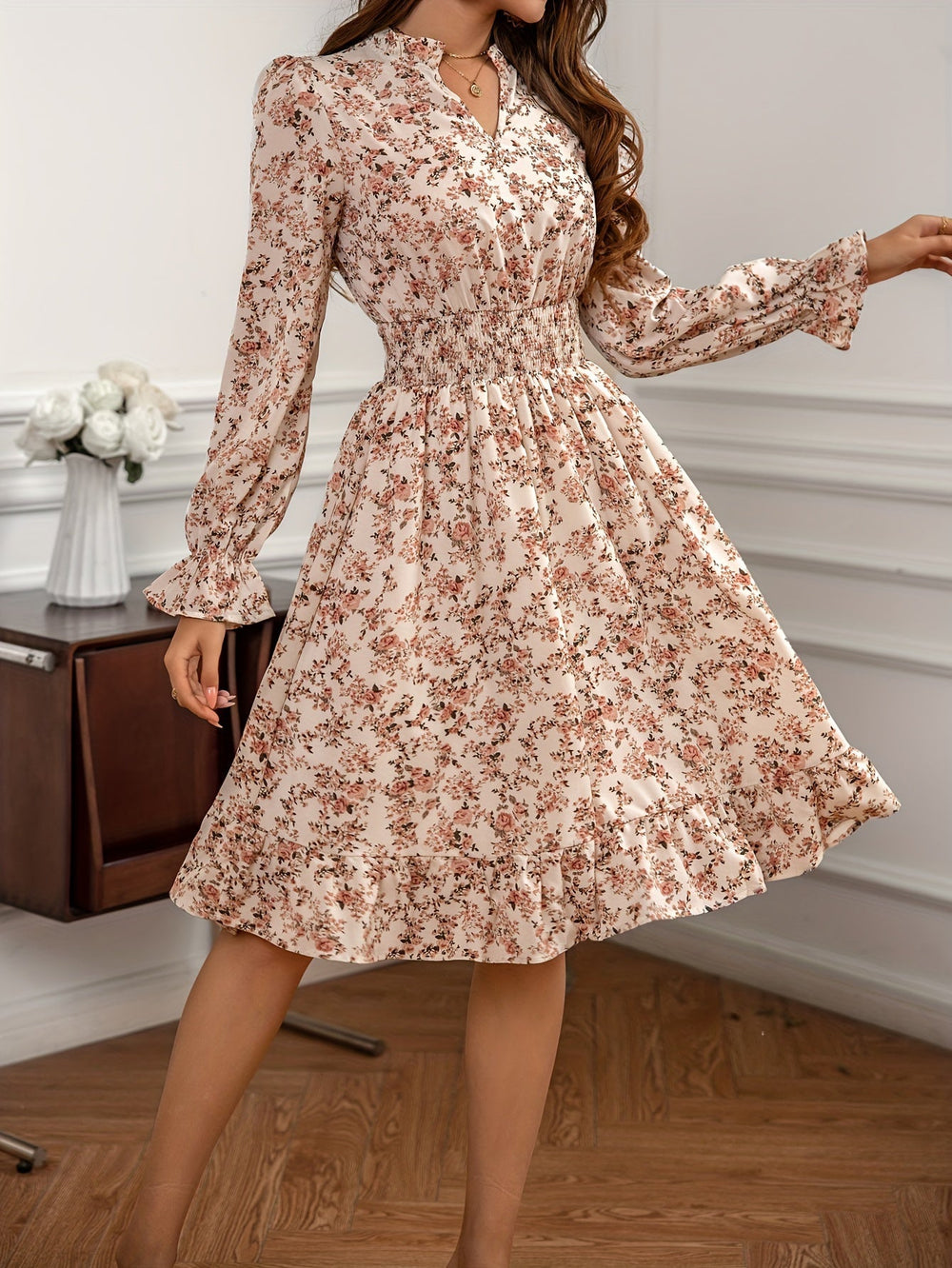 Kallie Floral Elegant Dress