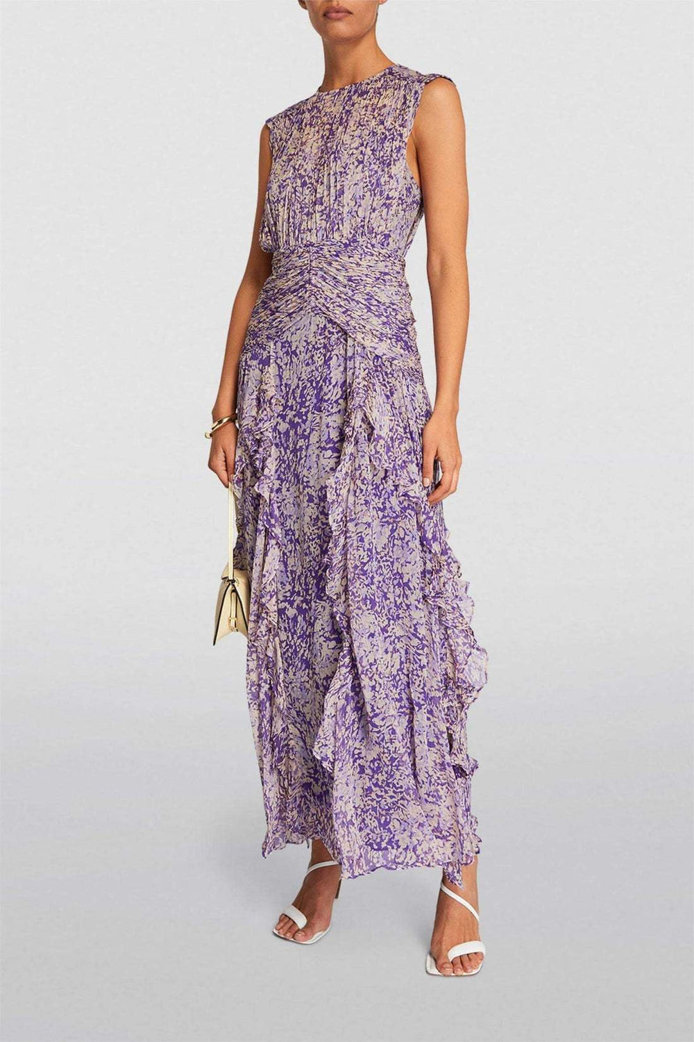 Elegantes Pleated Maxi Dress