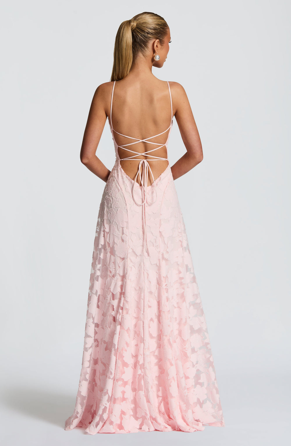 Francisa Lace Corset Maxi Dress