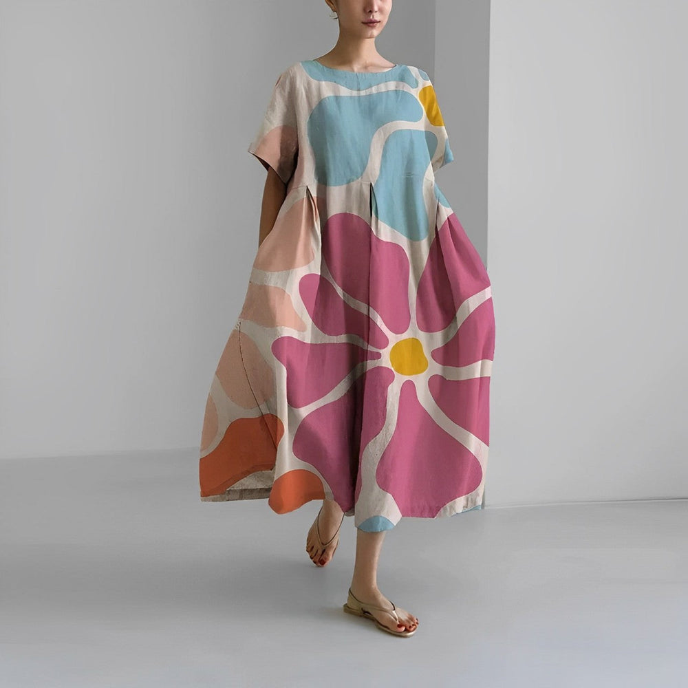 Celestine Boho Floral Dress for Romantic Style