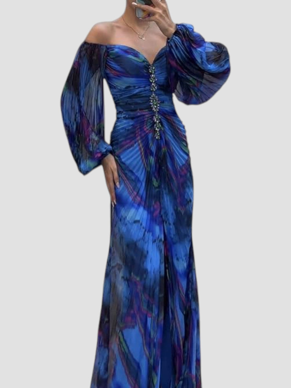 Corinne Pleated Dress